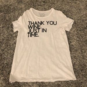 Chaser “Thank you wine just in time” shirt